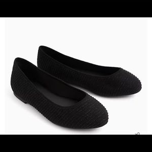 Black flats - size 8W - torrid -NWT